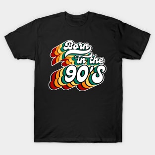 Born In The 90'S-Retro Birthday Gift T-Shirt